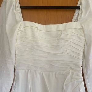 Reformation Isaac Dress, white